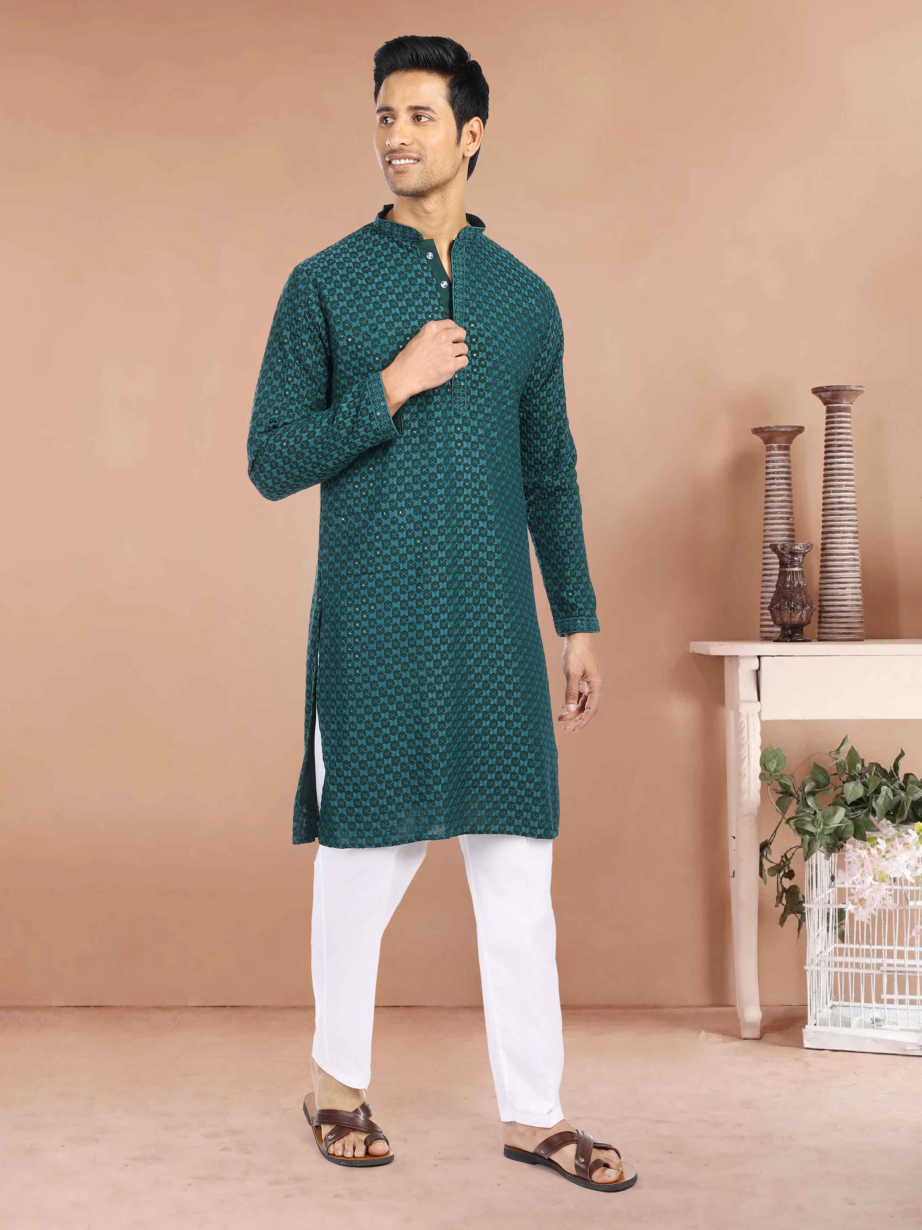 Mens Kurta Pajma Set