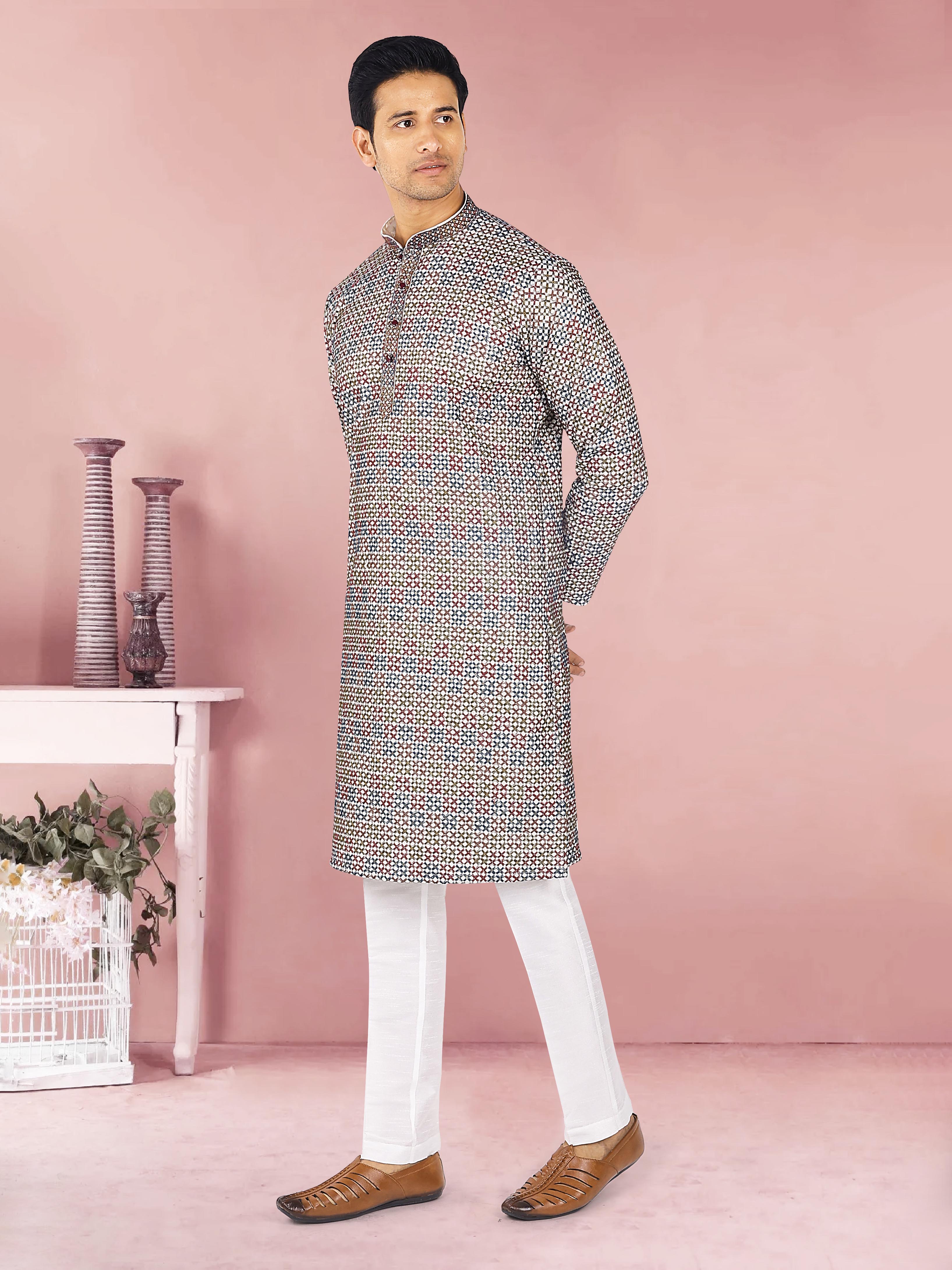 Mens Kurta Pajma Set