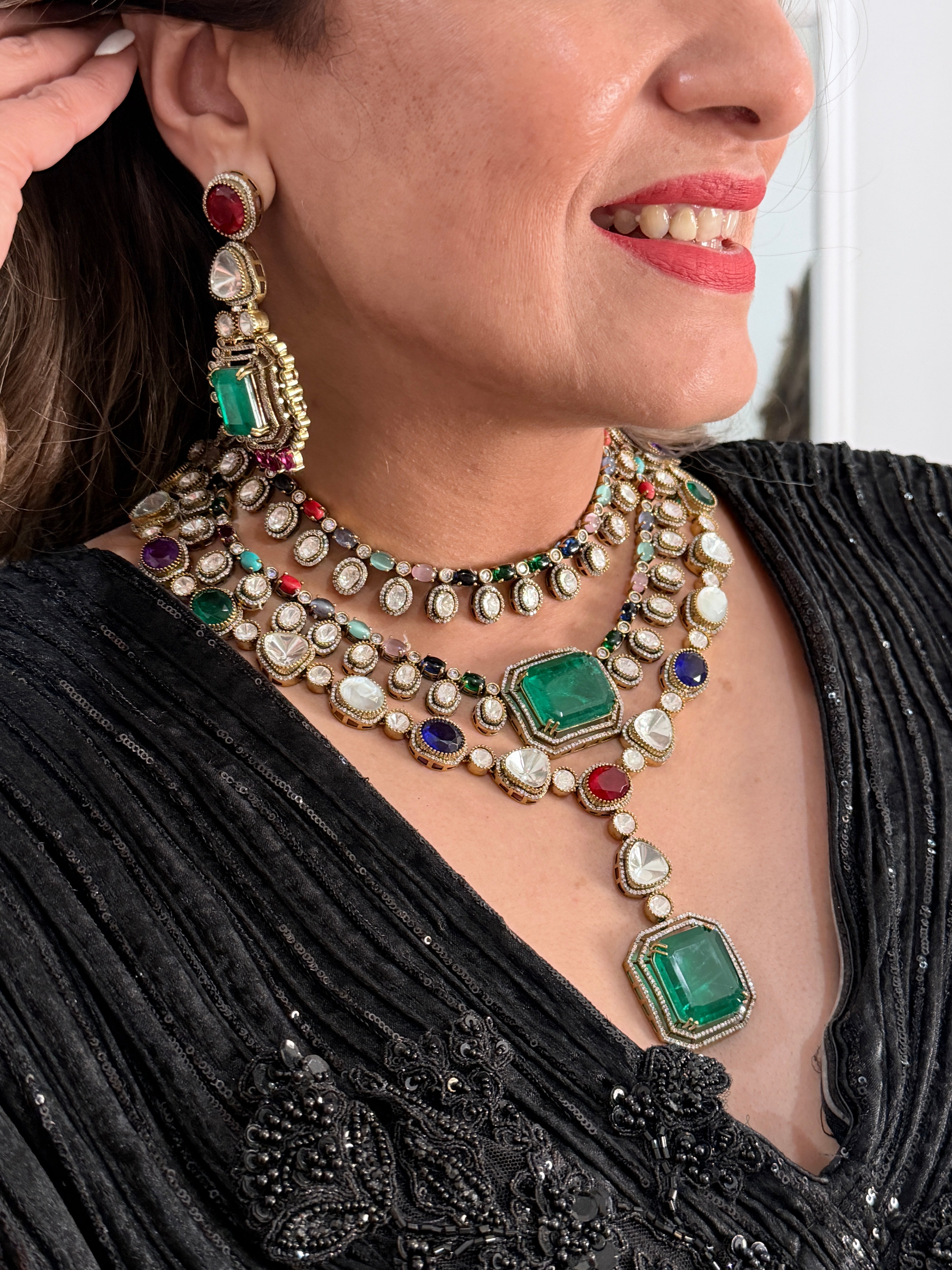 Elegant Black Indo-western Ensemble - Indo-western Wear (4)