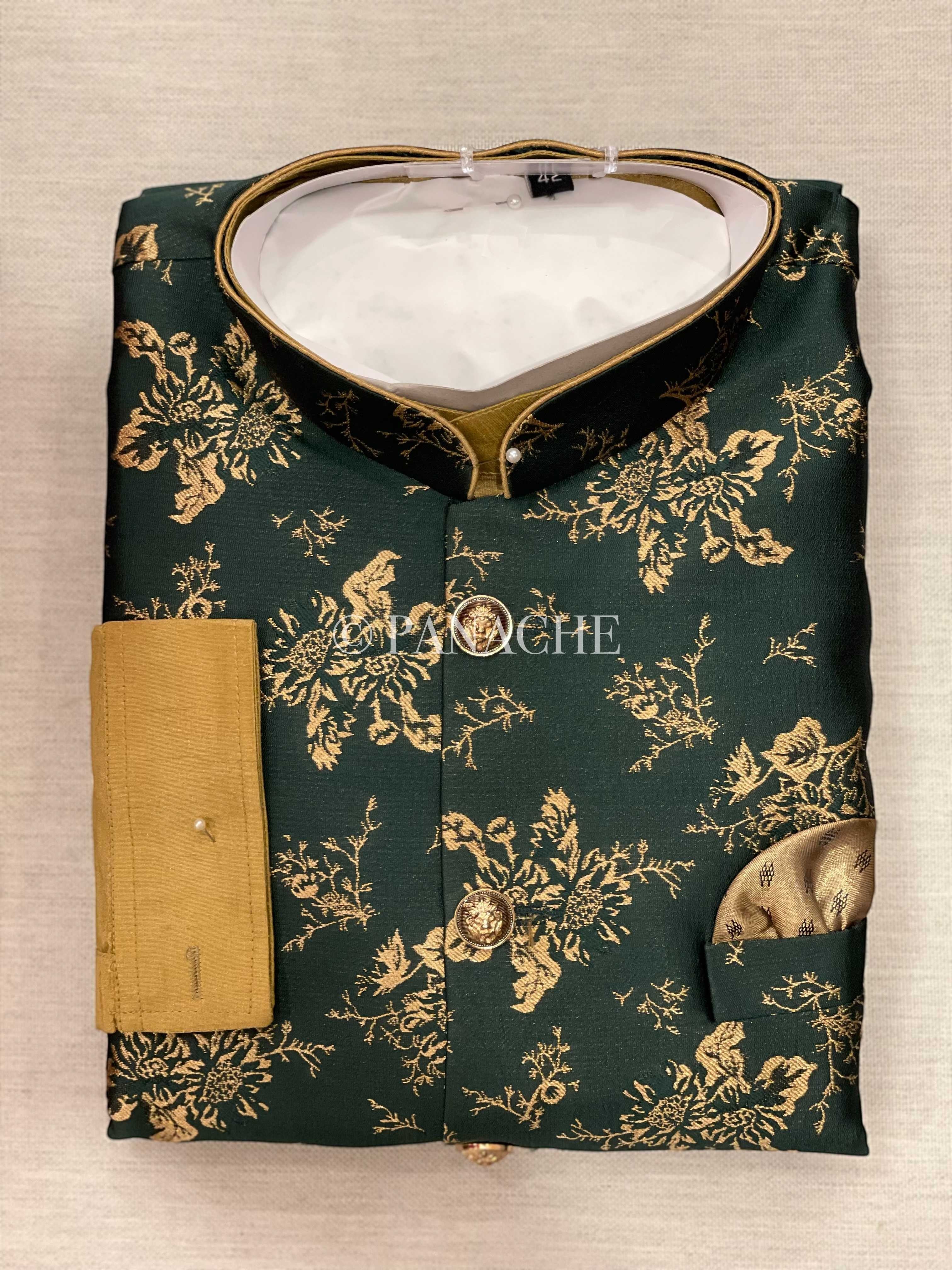 Kurta Payjama Jacket Set