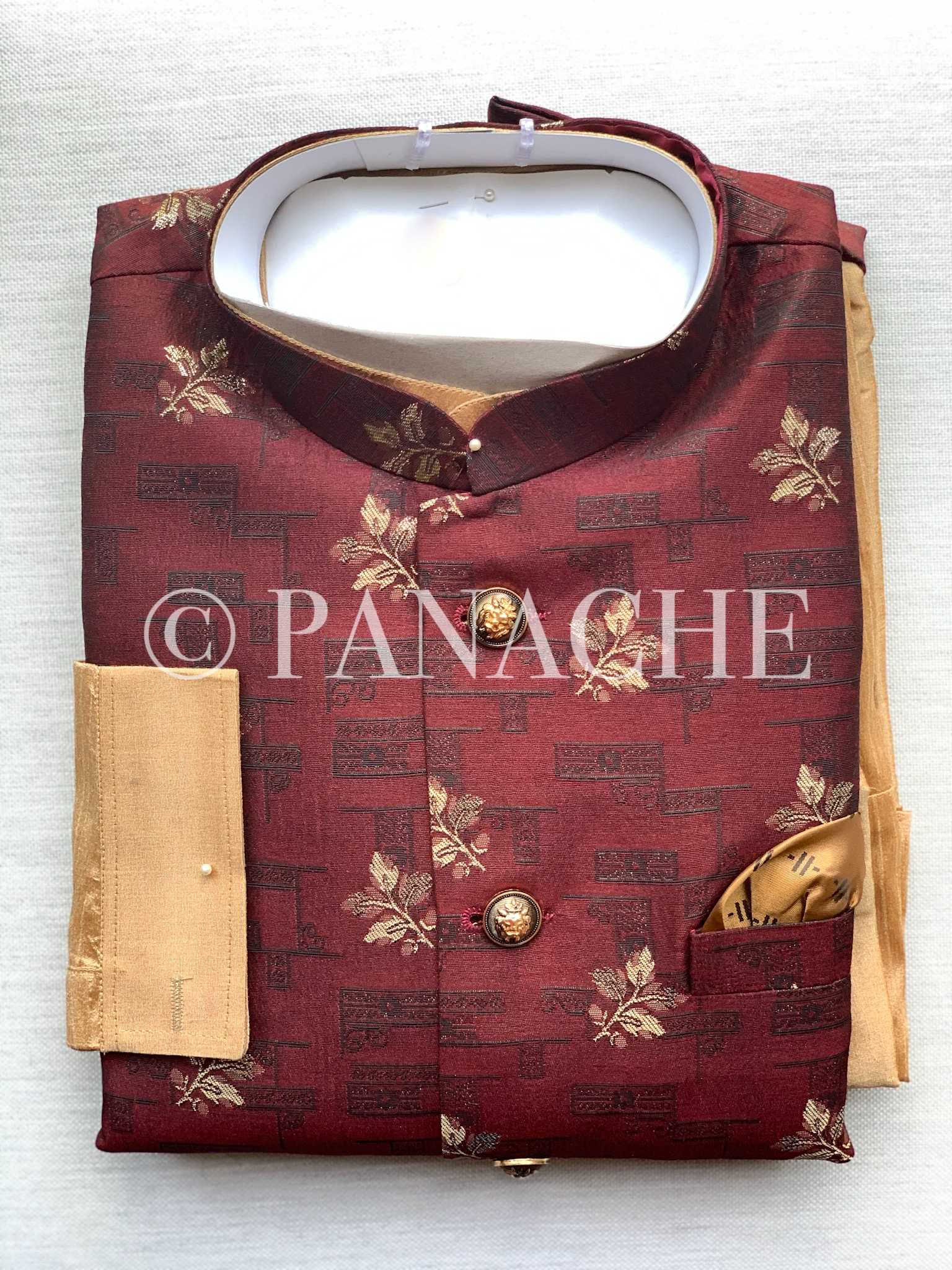 Kurta Payjama Jacket Set