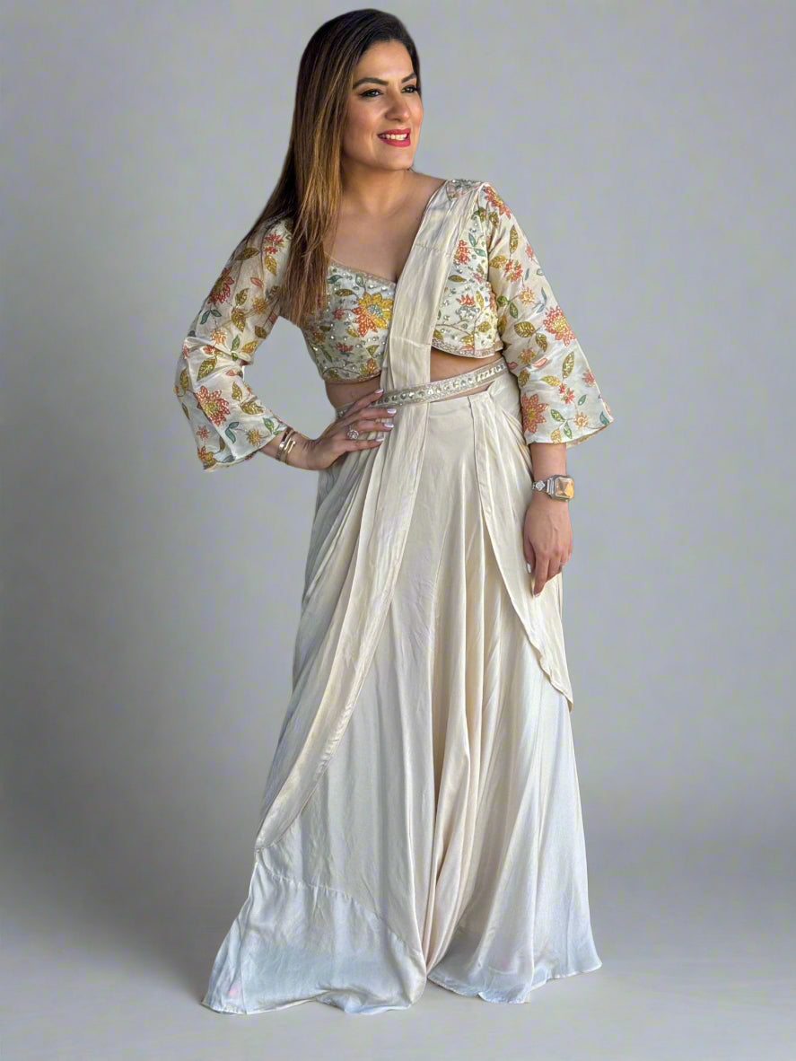 Stitched Saree- Free Size-ONLINE PRICE ONLY