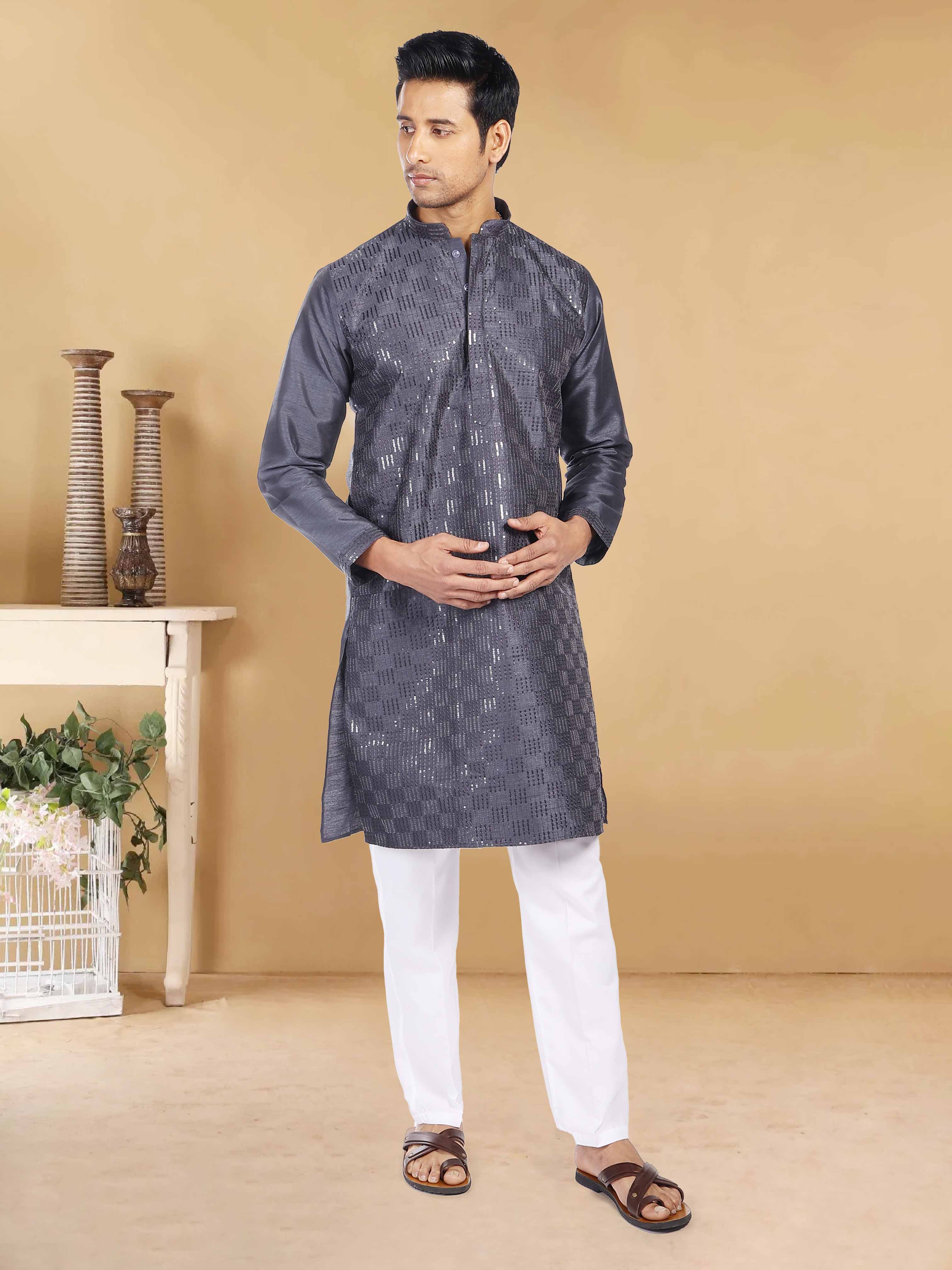 Mens Kurta Pajma Set