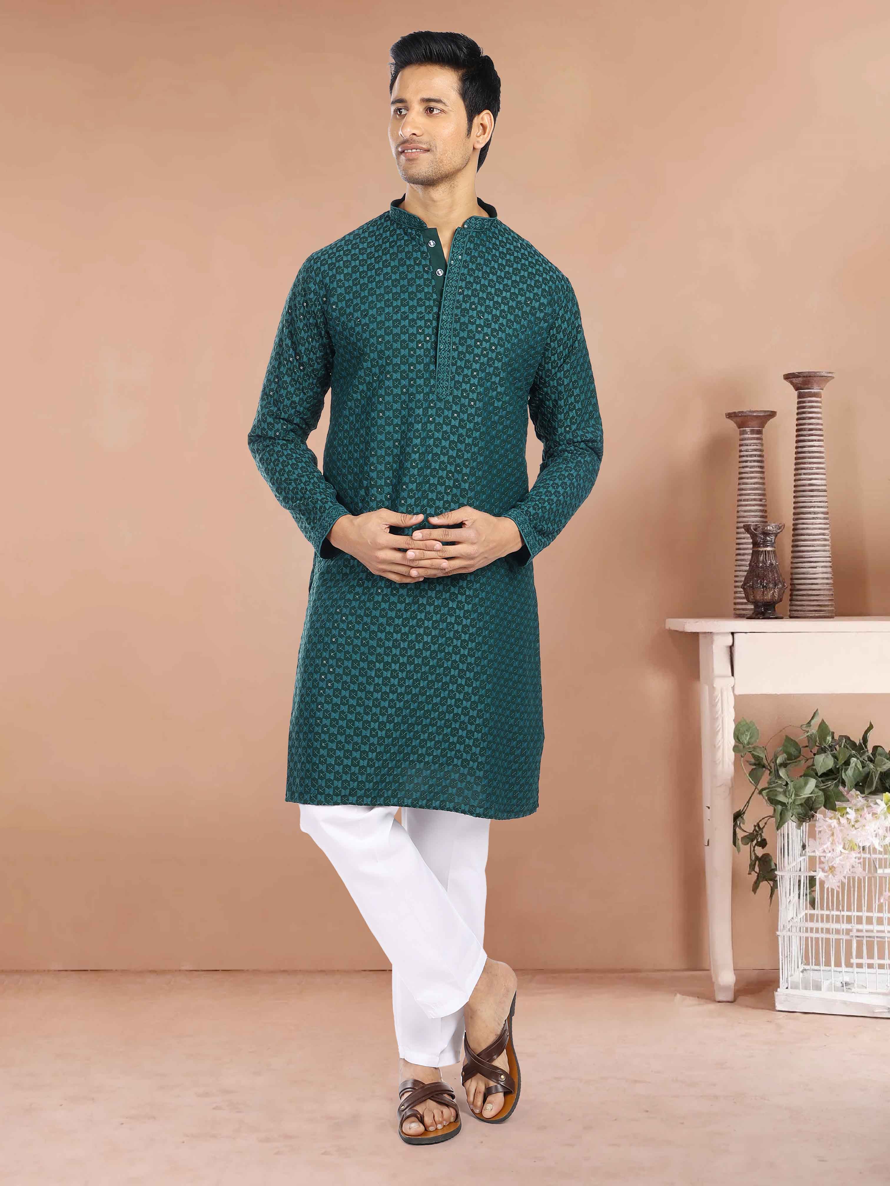 Mens Kurta Pajma Set