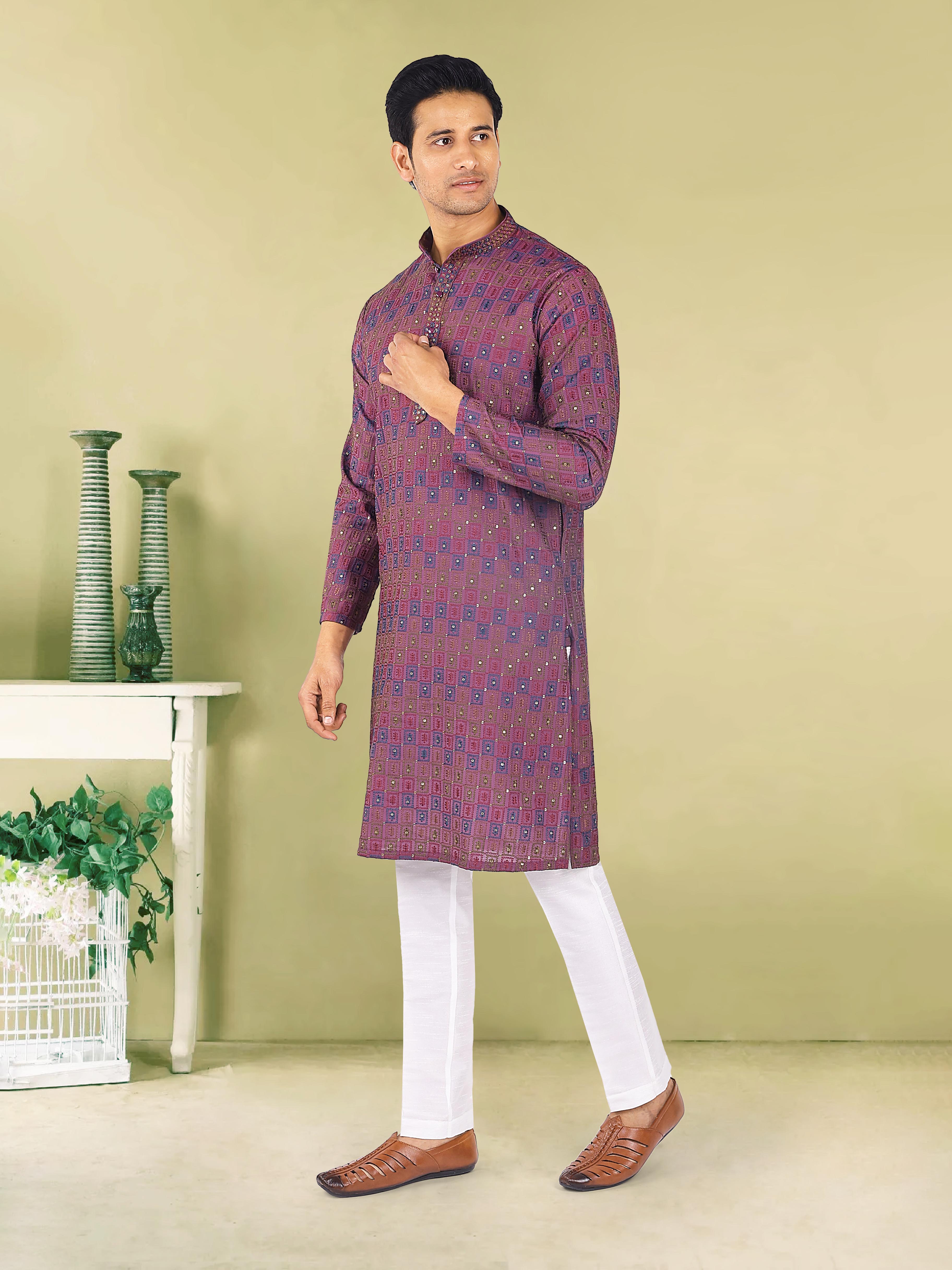 Mens Kurta Pajma Set