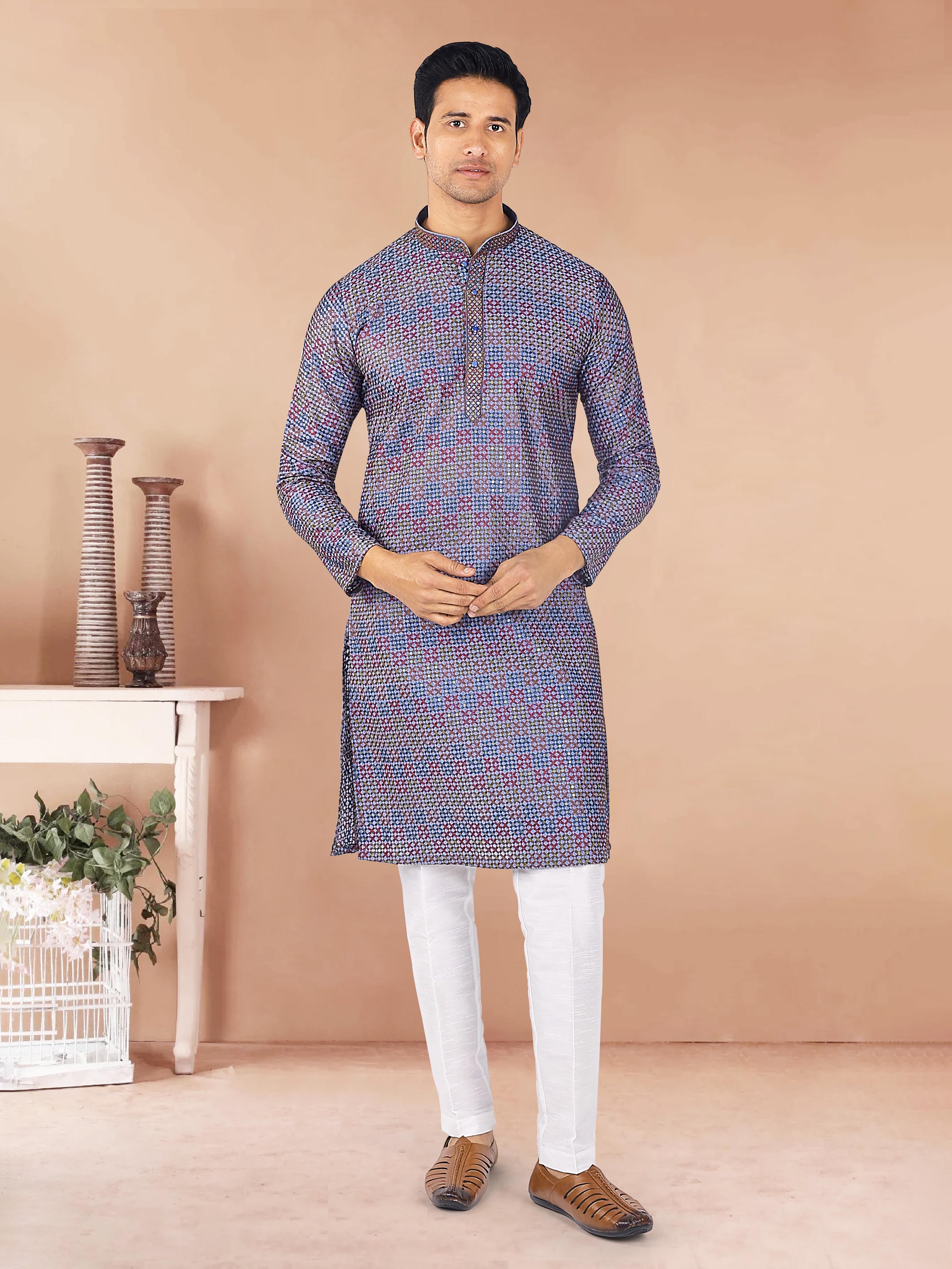 Mens Kurta Pajma Set