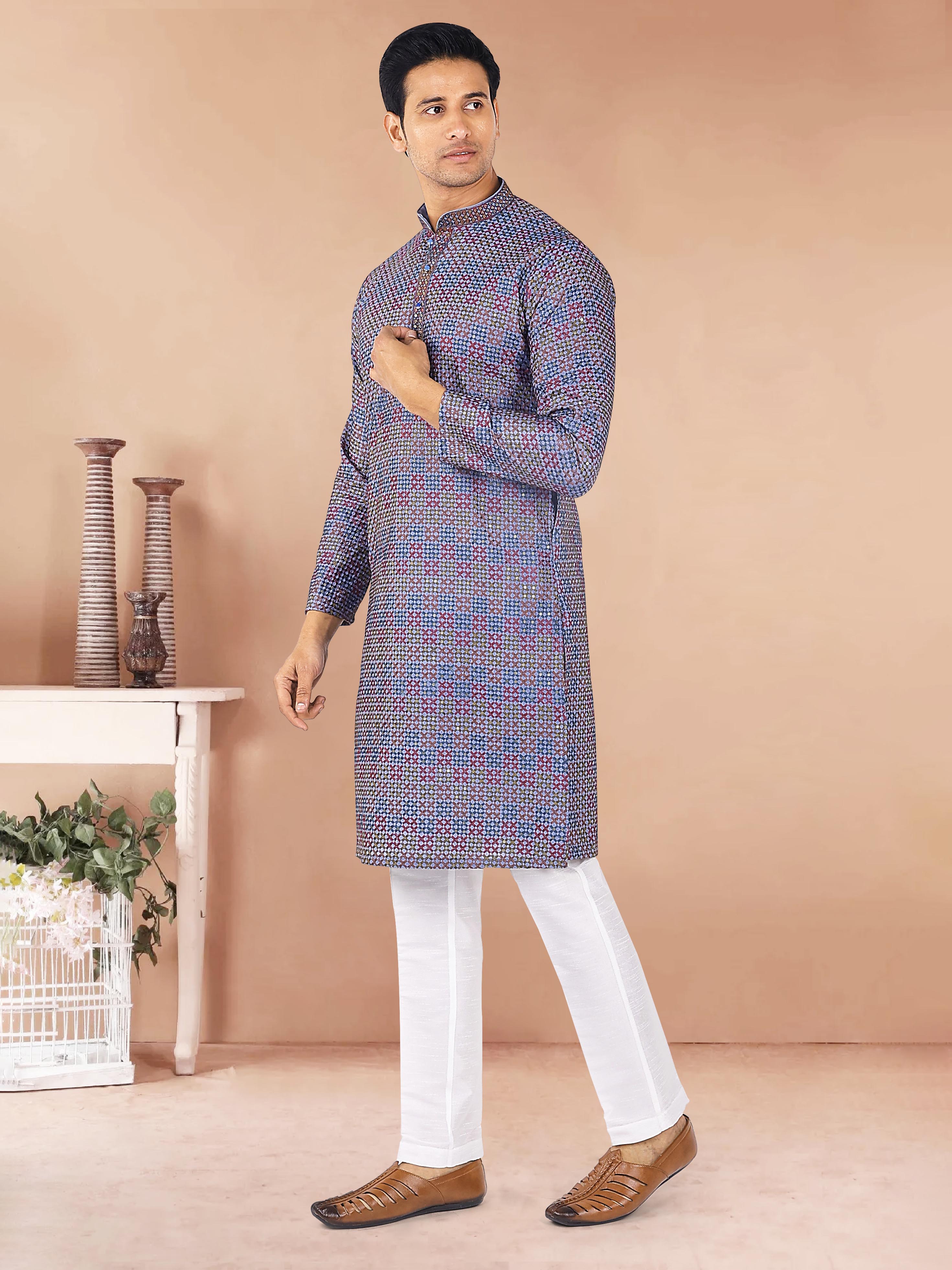 Mens Kurta Pajma Set