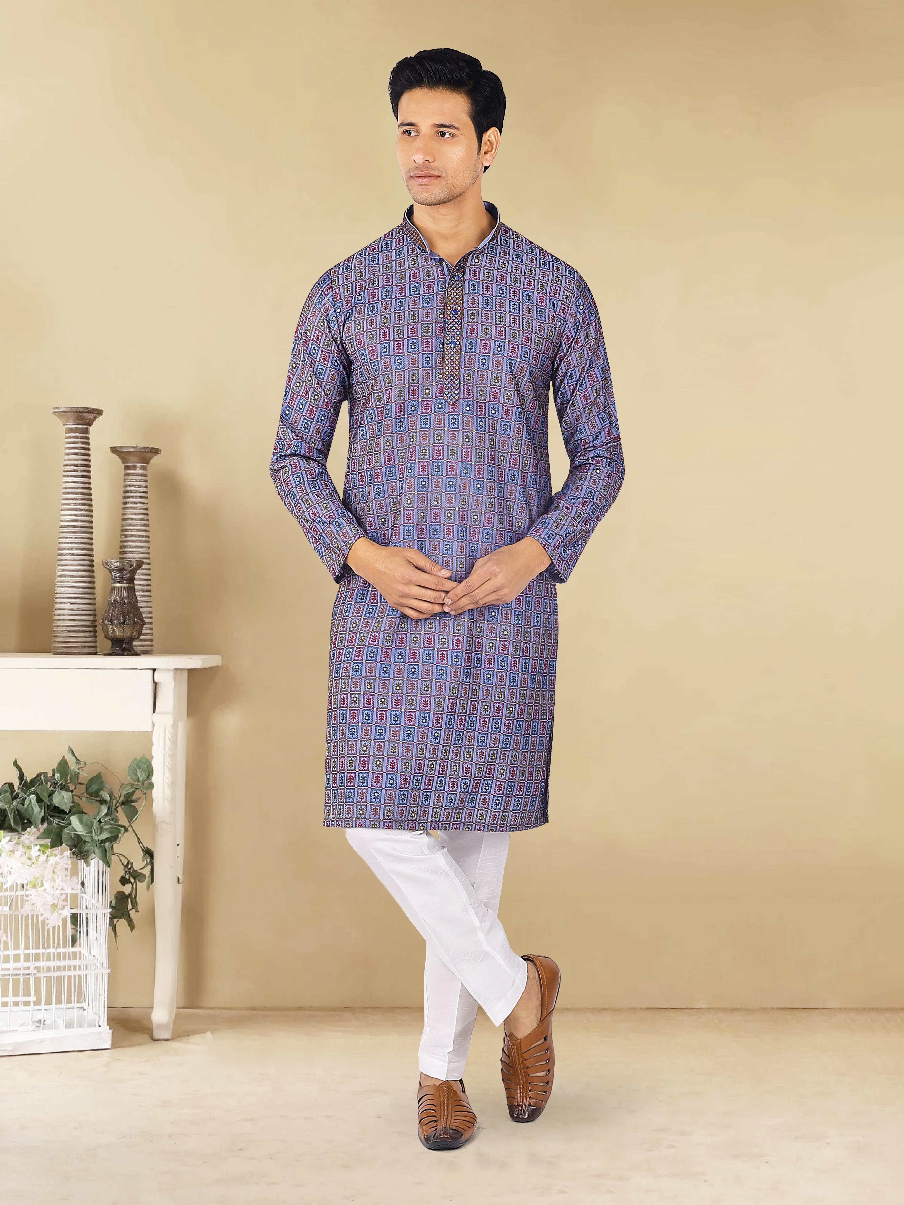 Mens Kurta Pajma Set