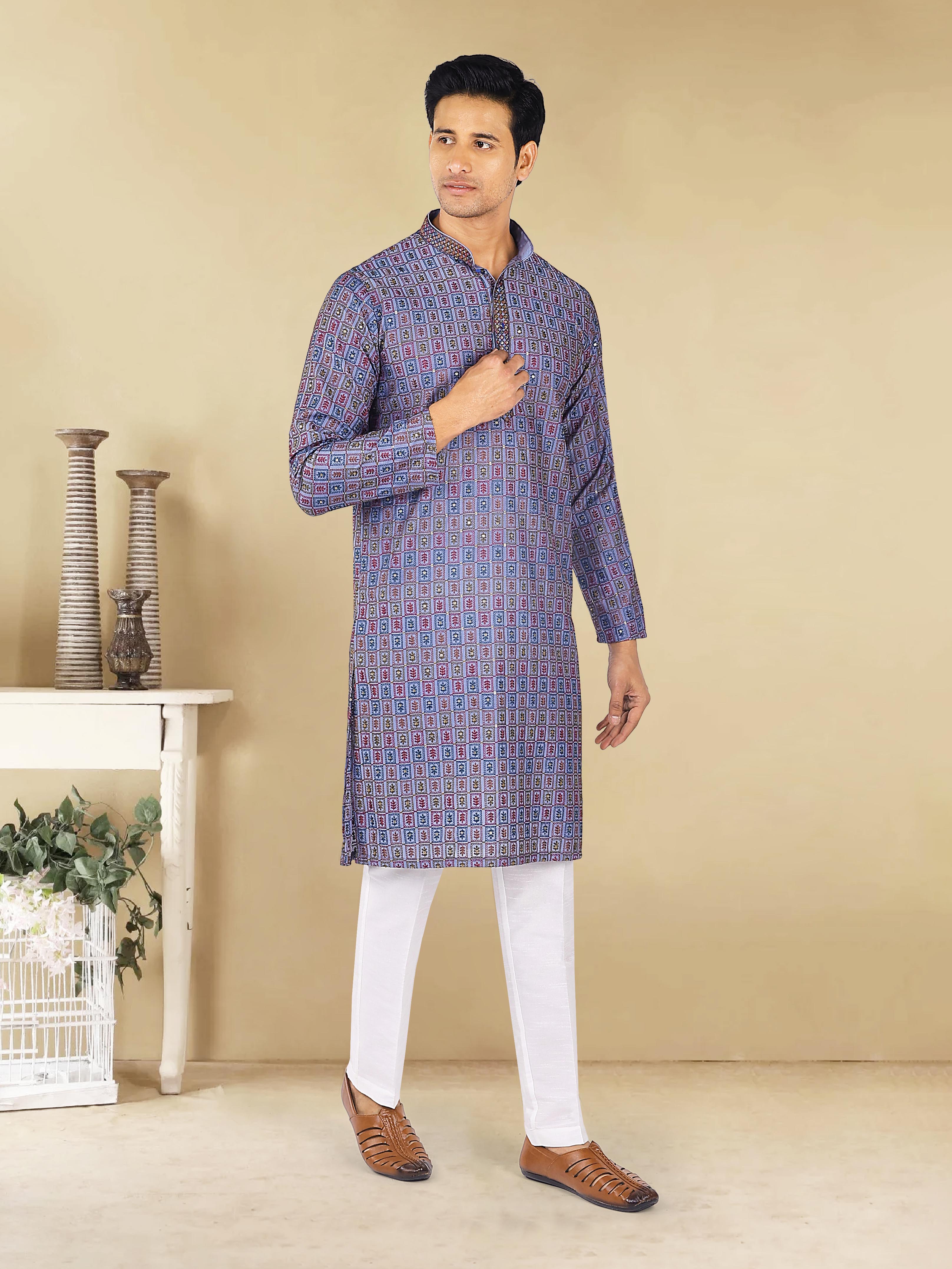 Mens Kurta Pajma Set