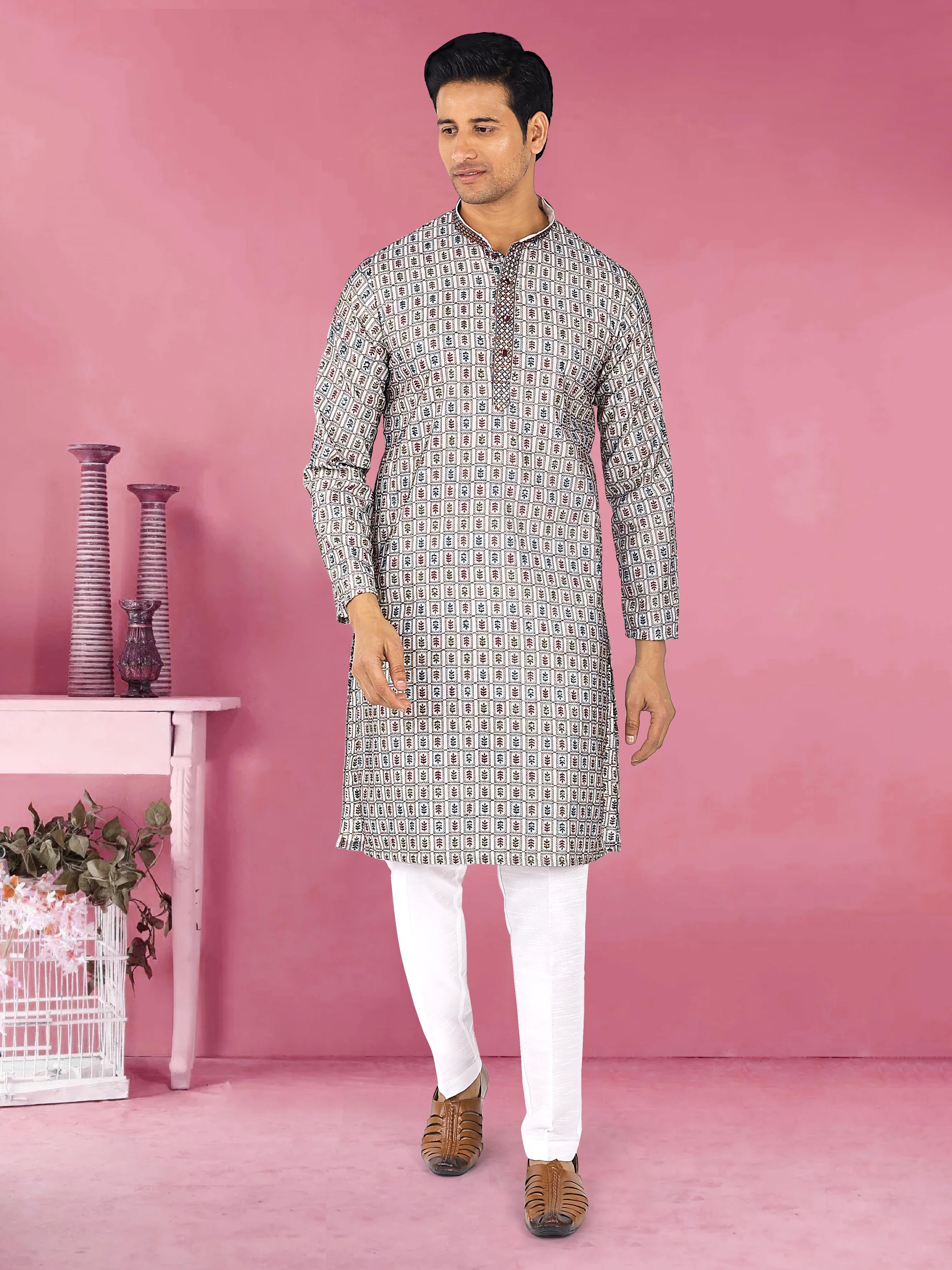 Mens Kurta Pajma Set