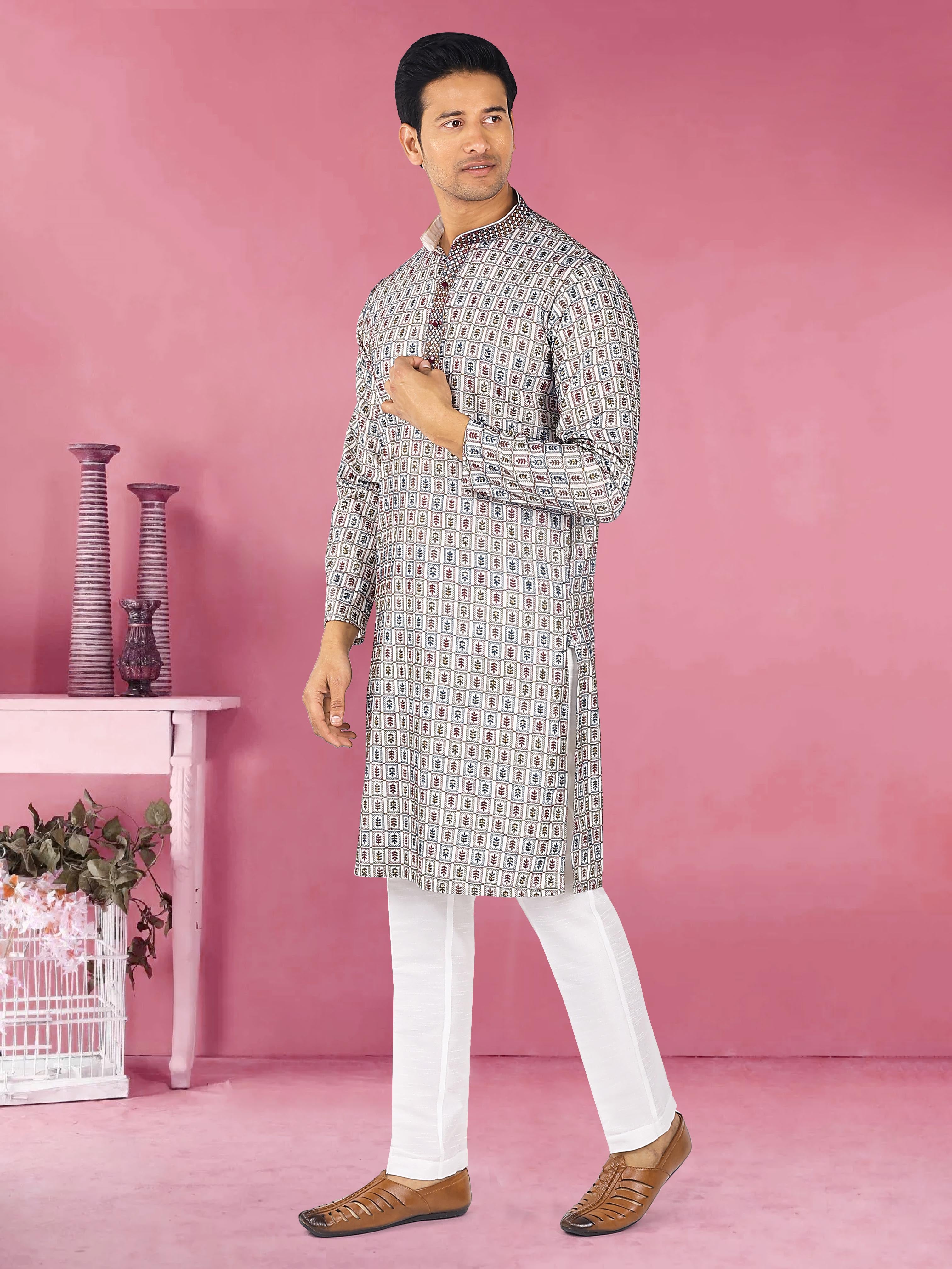 Mens Kurta Pajma Set