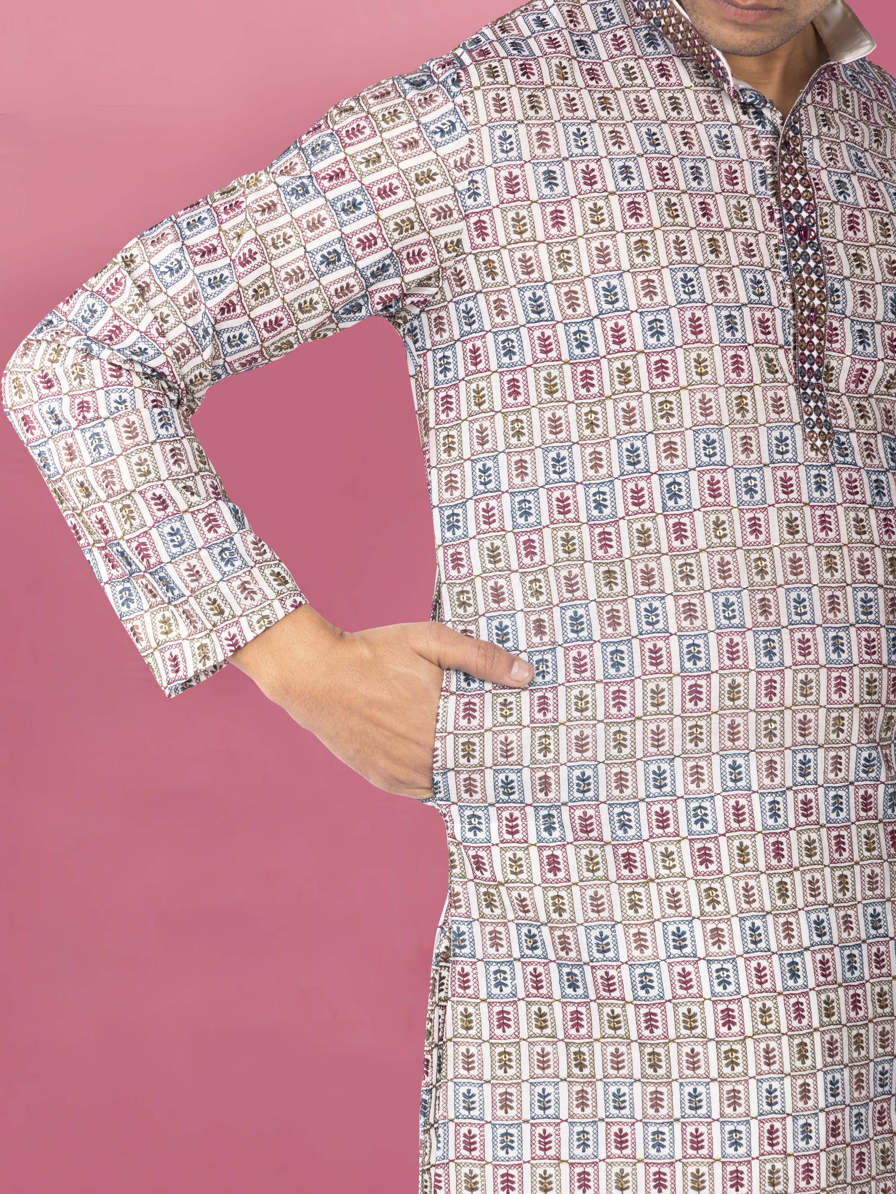 Mens Kurta Pajma Set