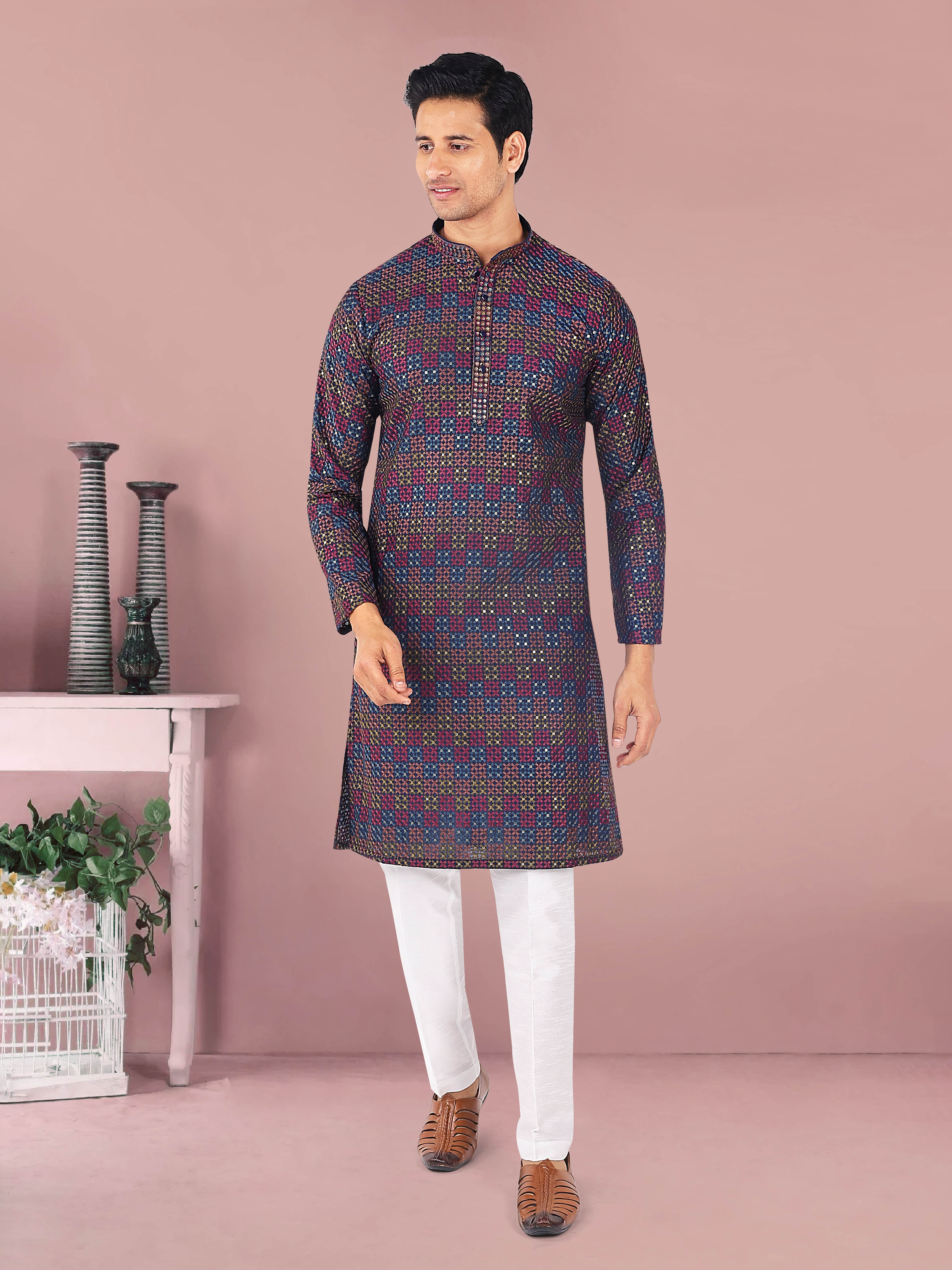 Mens Kurta Pajma Set