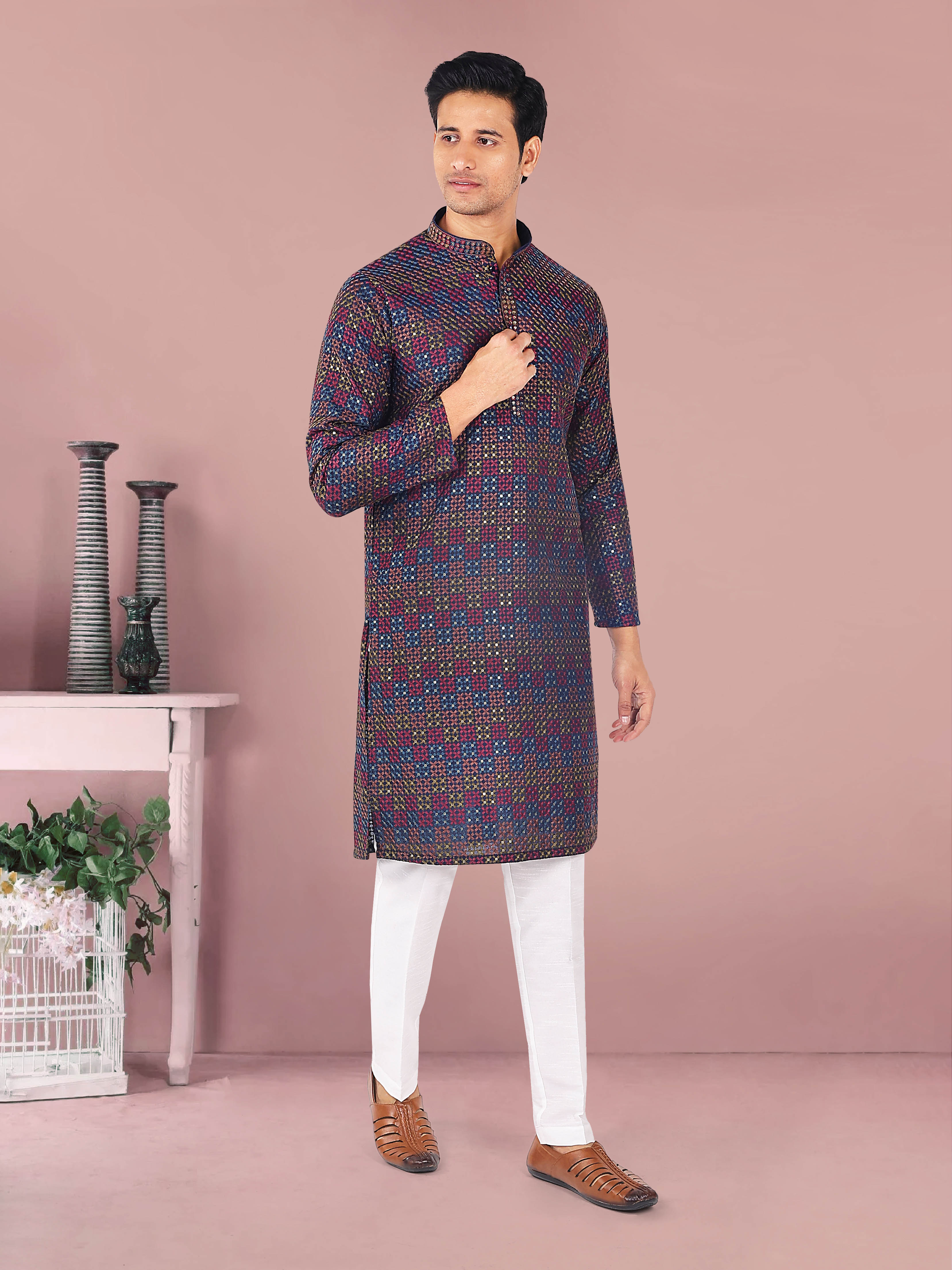 Mens Kurta Pajma Set