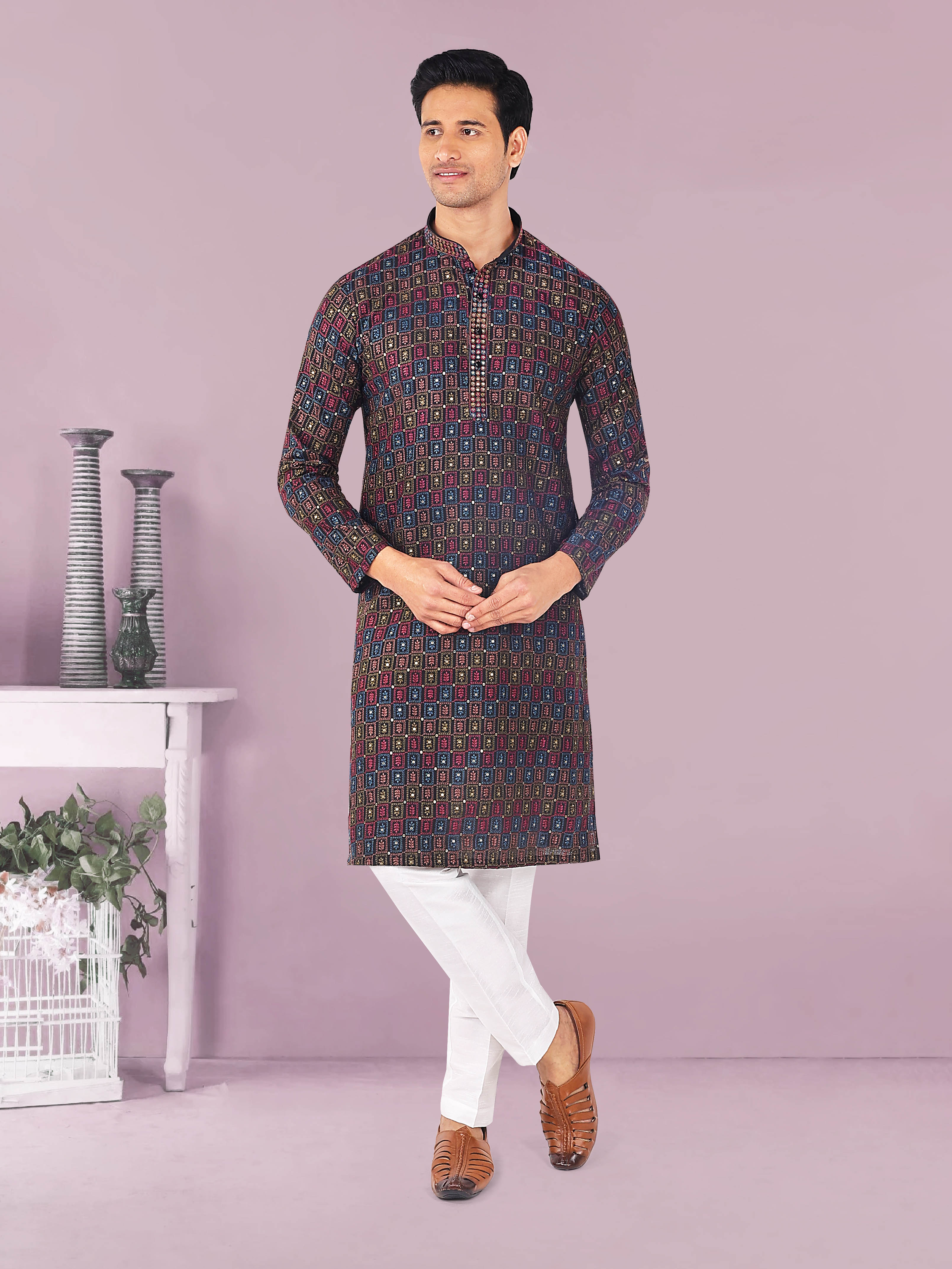 Mens Kurta Pajma Set