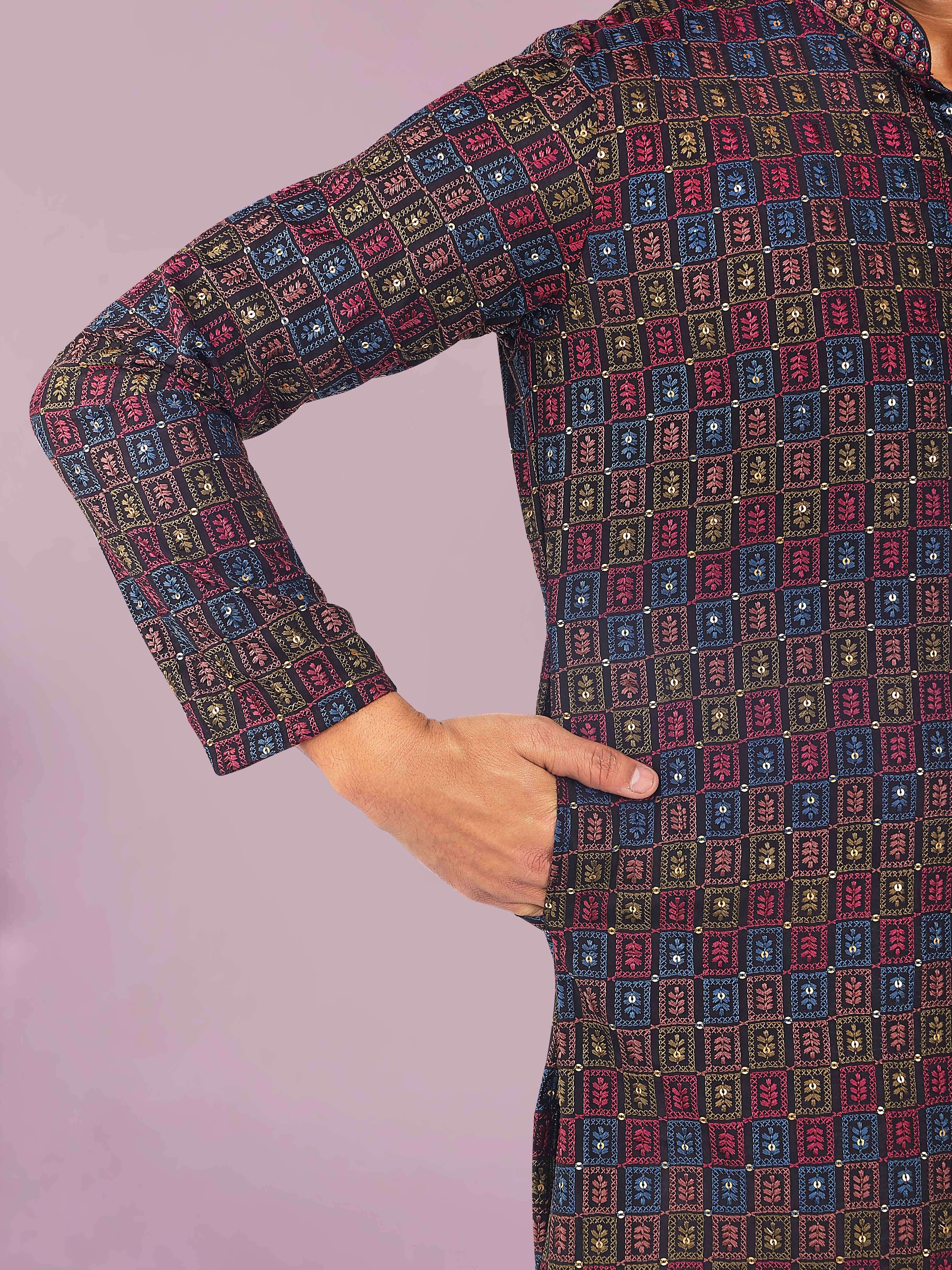 Mens Kurta Pajma Set