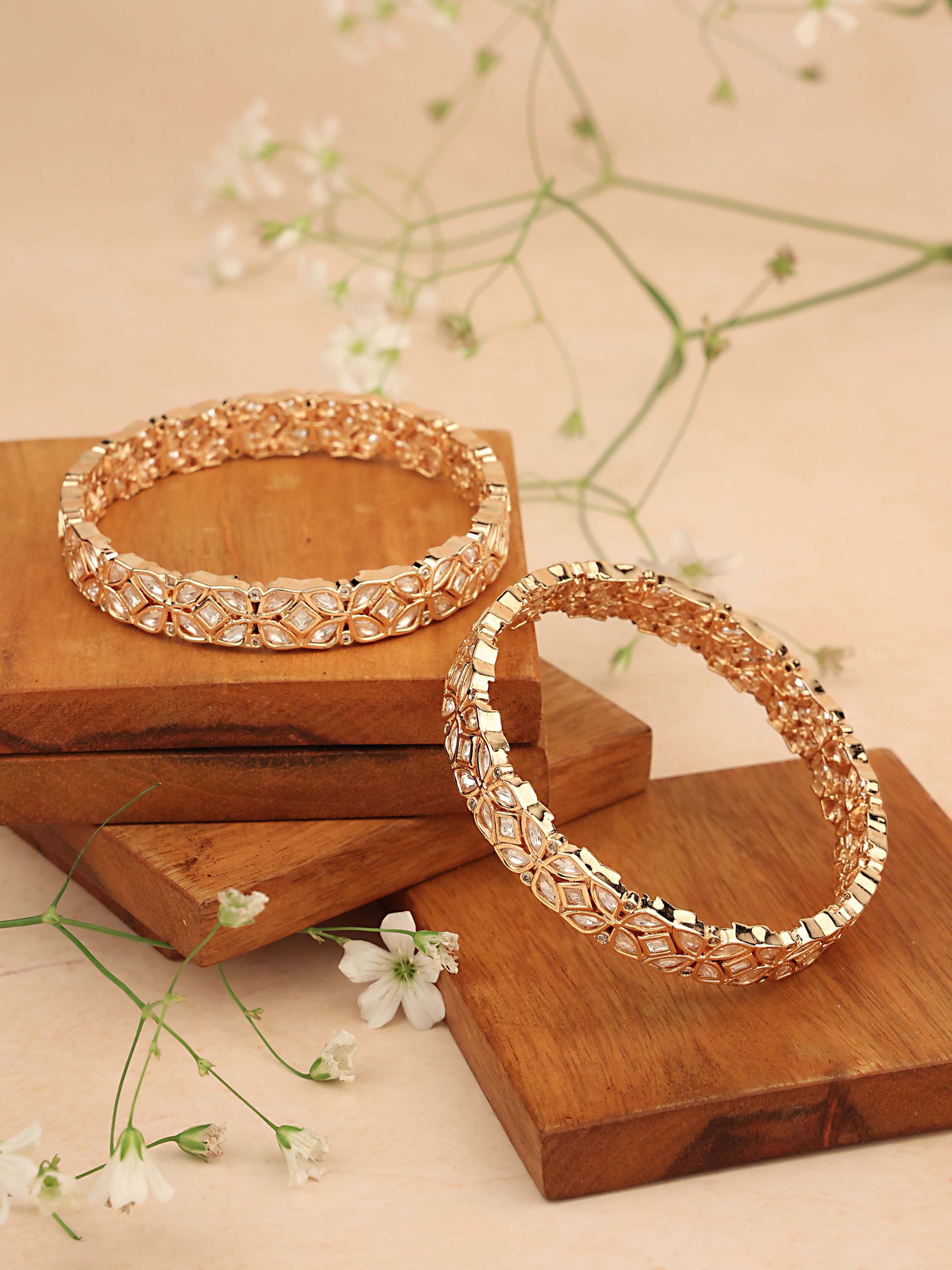 Kundan Bangle 2.6 & 2.8