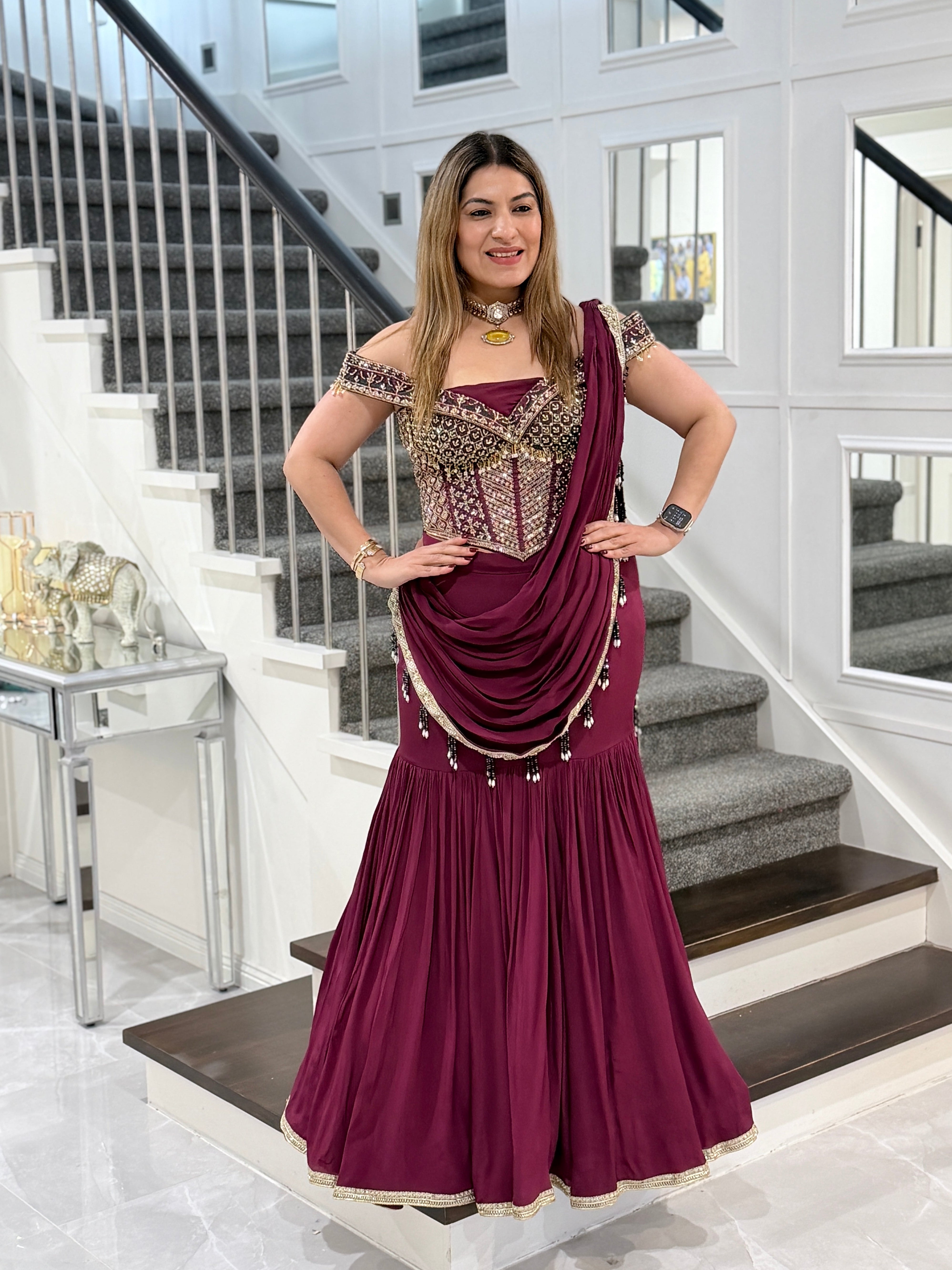 Premium Indo-western Wear (Suitable for size 38-42)