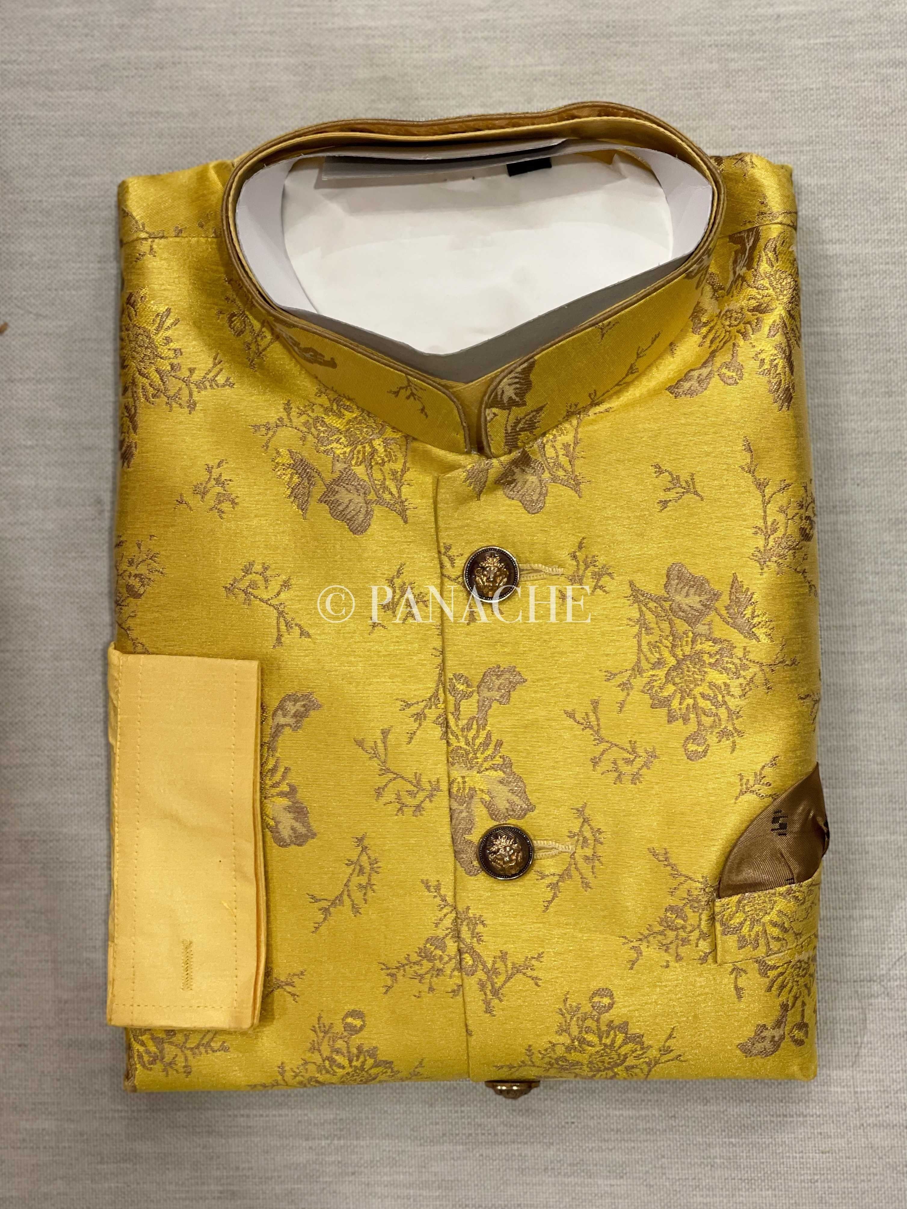 Kurta Payjama Jacket Set
