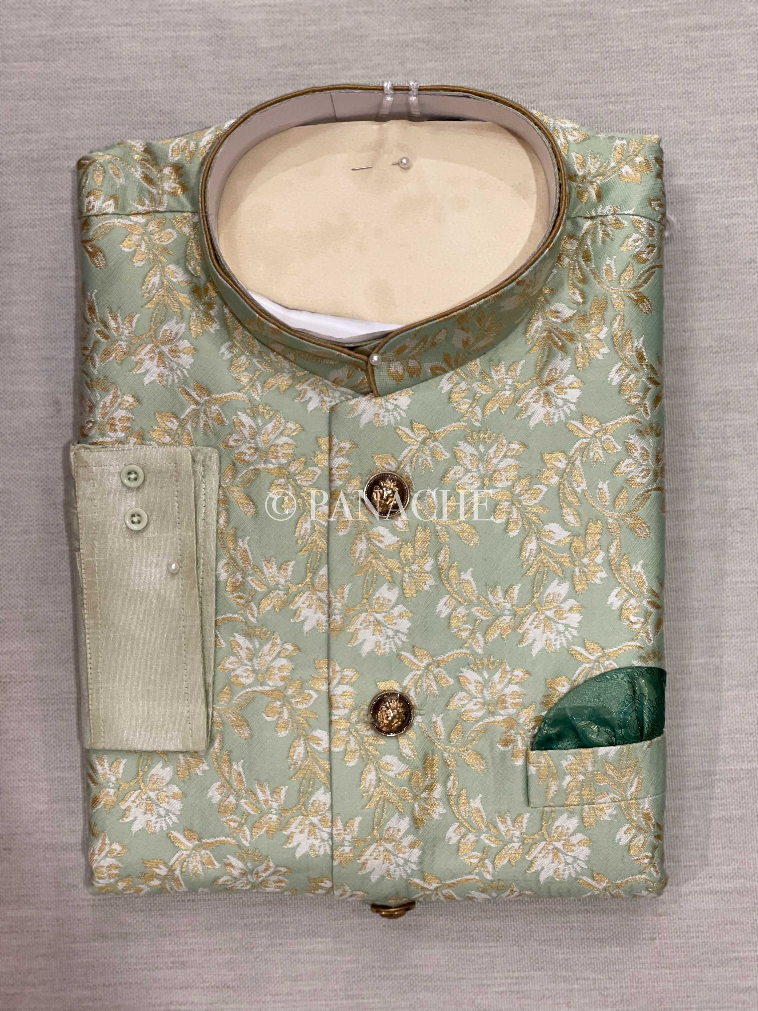 Kurta Payjama Jacket Set