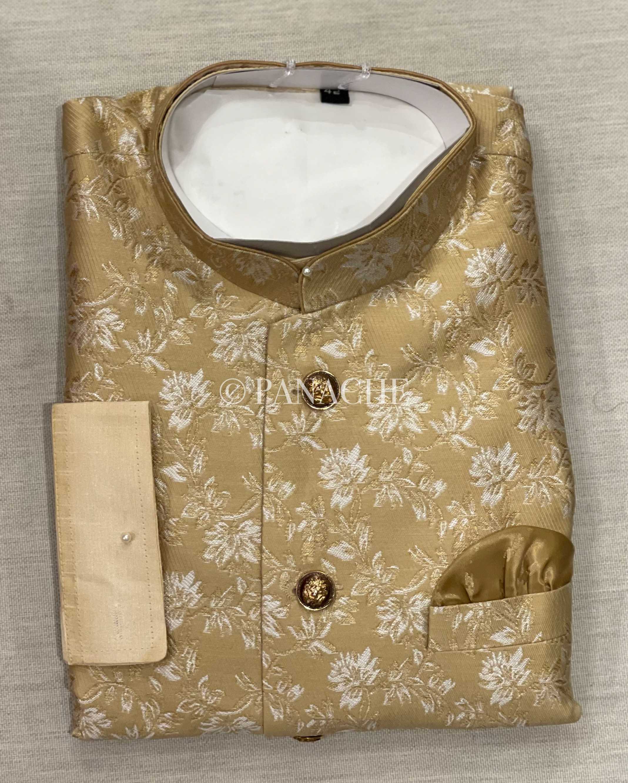 Kurta Payjama Jacket Set