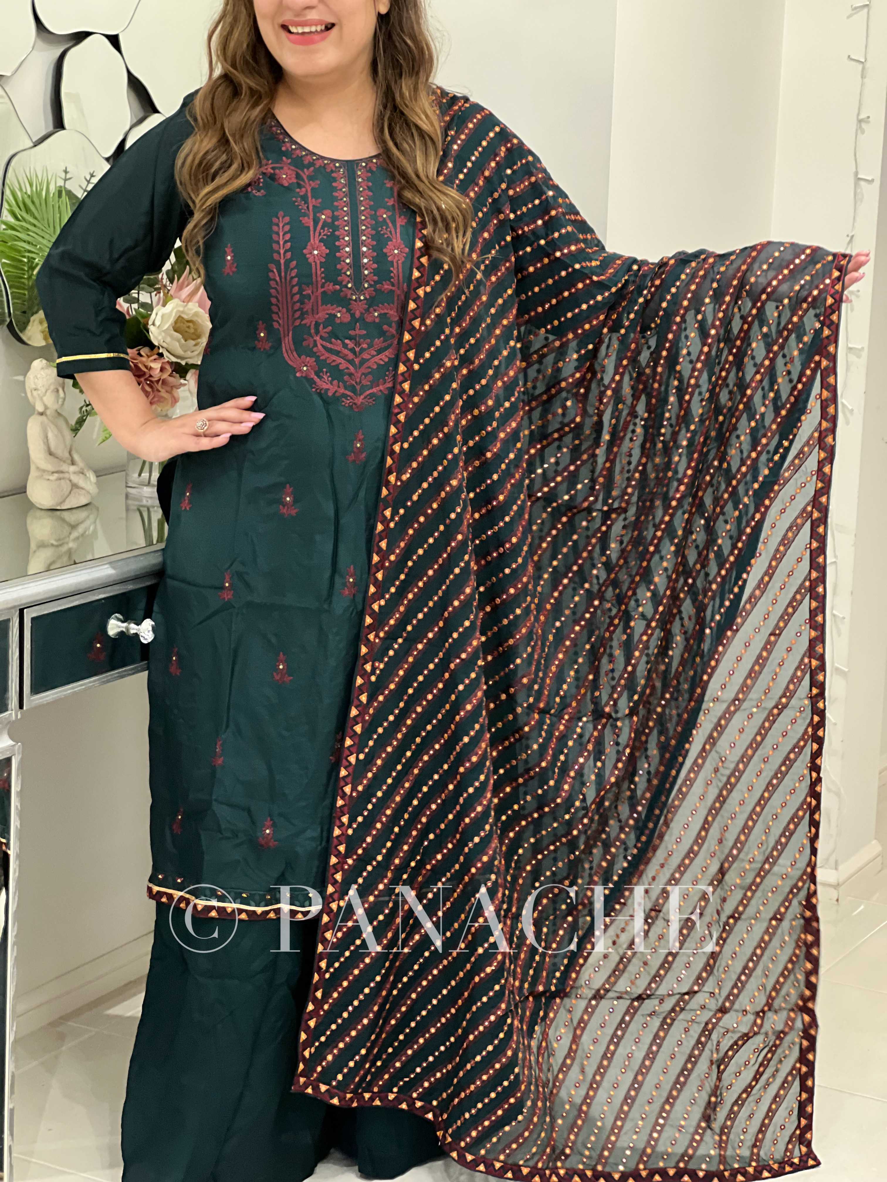 Indian wear with Dupatta (Size 42)