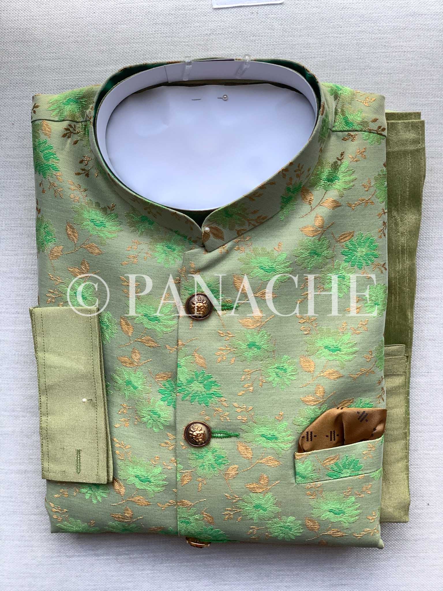 Kurta Payjama Jacket Set