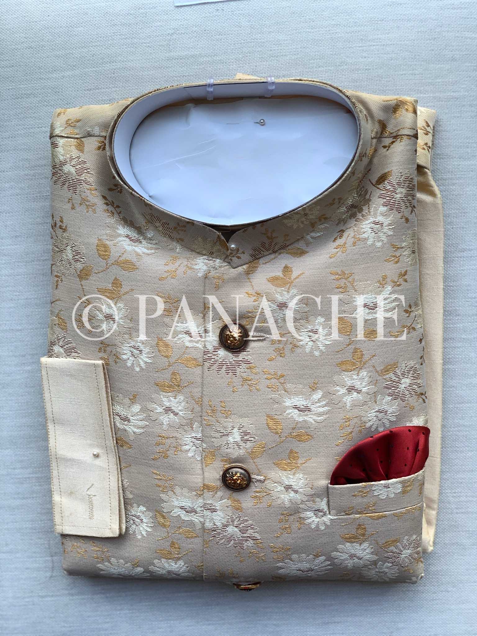 Kurta Payjama Jacket Set