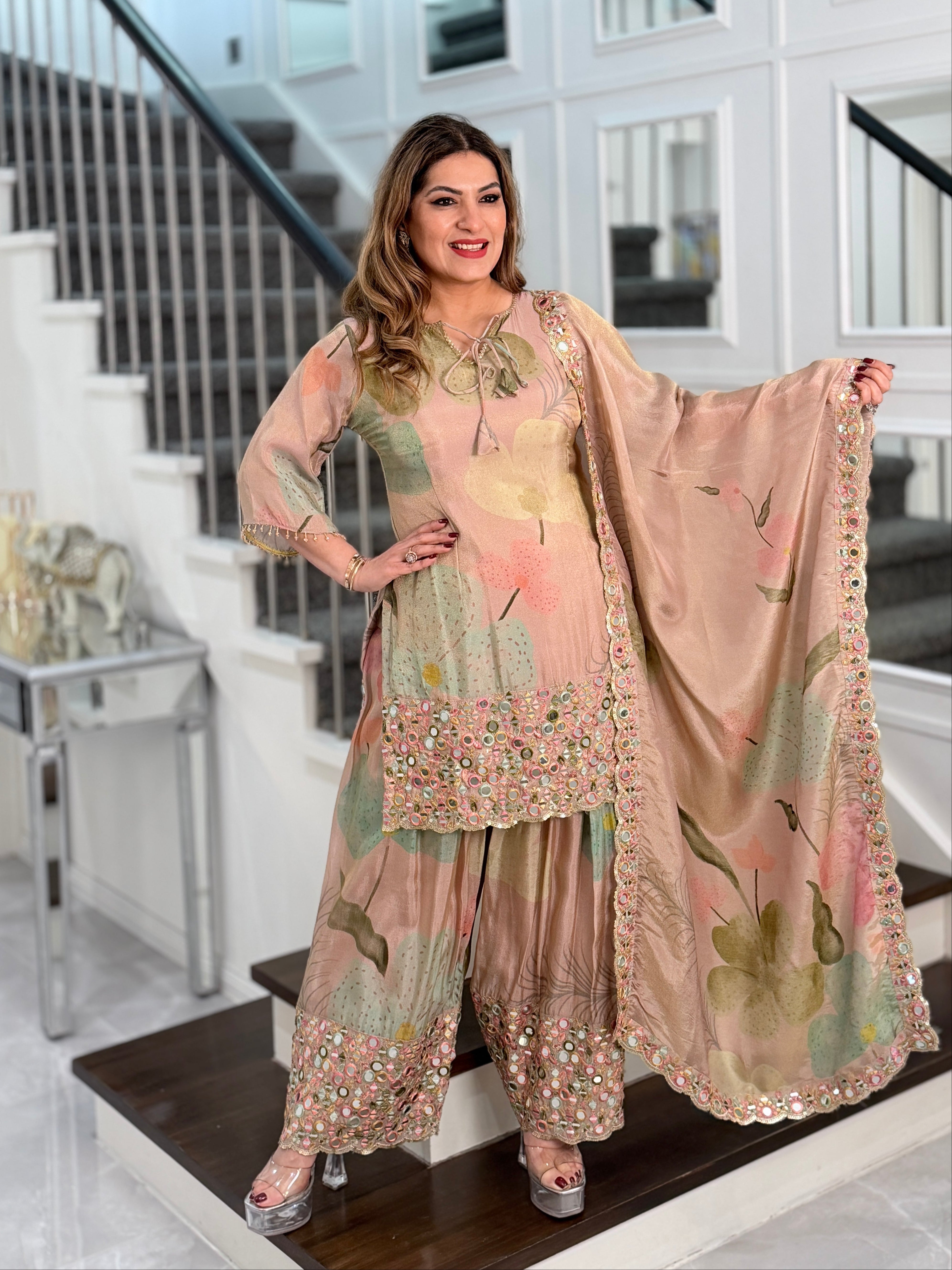 Premium Salwar Kameez - Mauve - Salwar Kameez