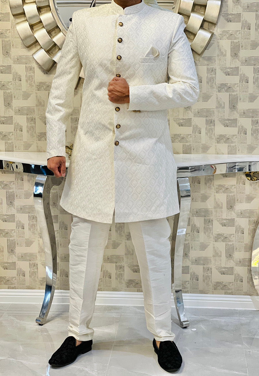 Mens Wear - Long Jacket with matching pants Set