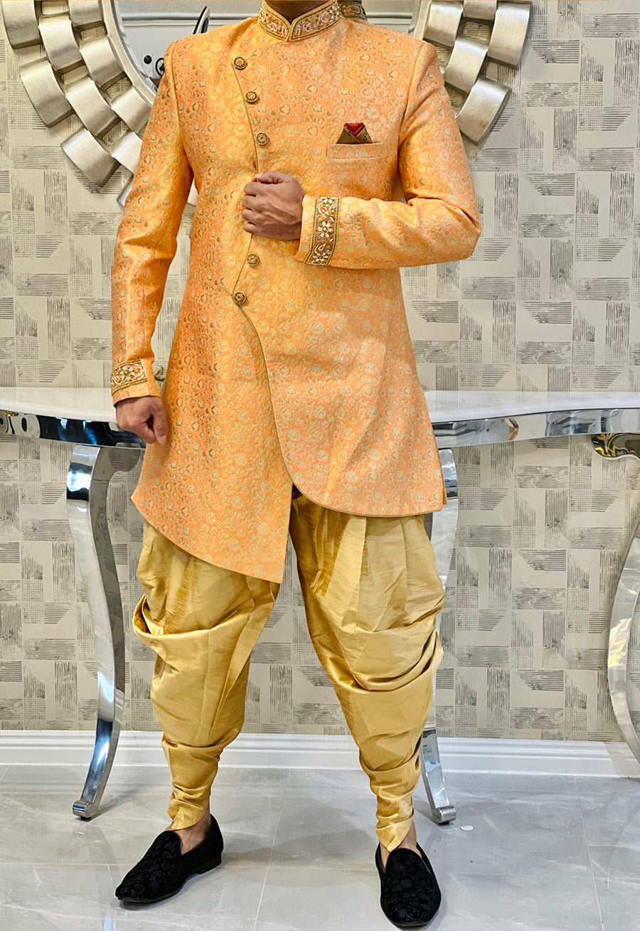 Mens Wear - Jacket with matching dhoti Set